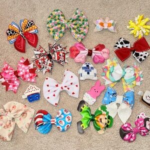 Handmade Assorted Hair Bows Bundle